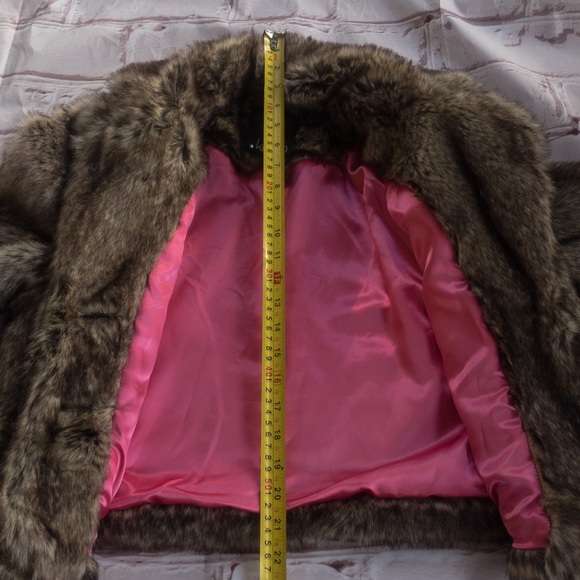 KERSH Faux Fur Women's Jacket with 3/4 Sleeves Size Small - Picture 16 of 16